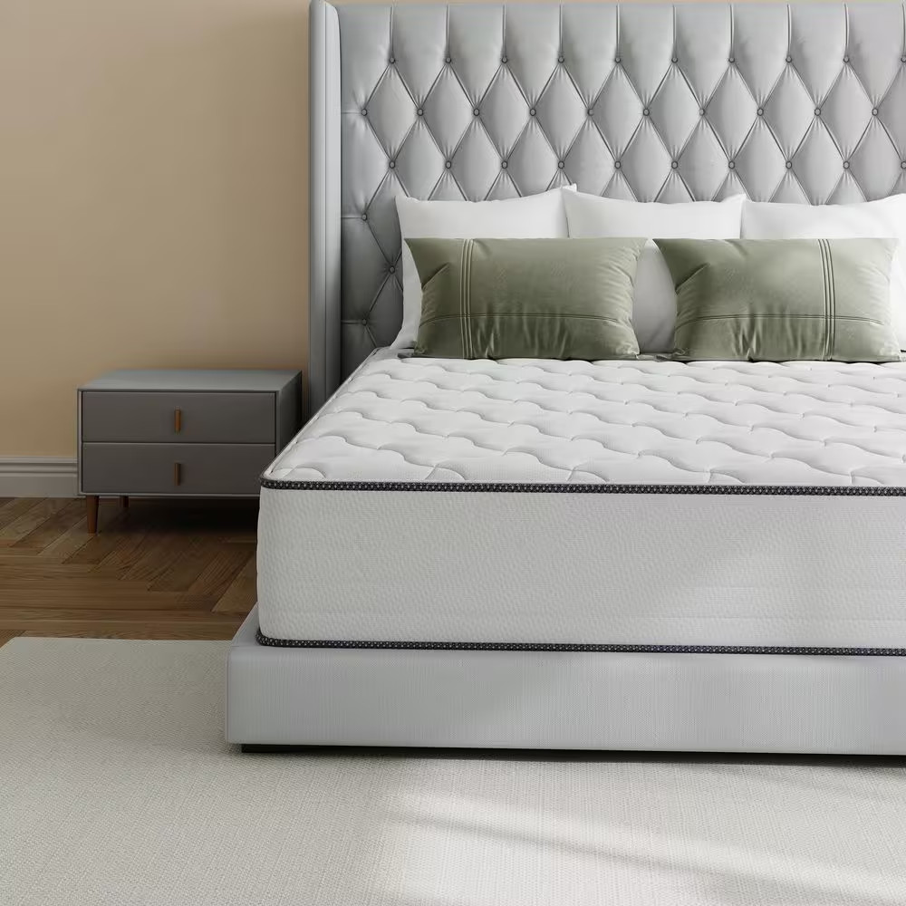 Full Medium Plush Hybrid Memory Foam 8 In. Individual Pocket Spring Breathable a
