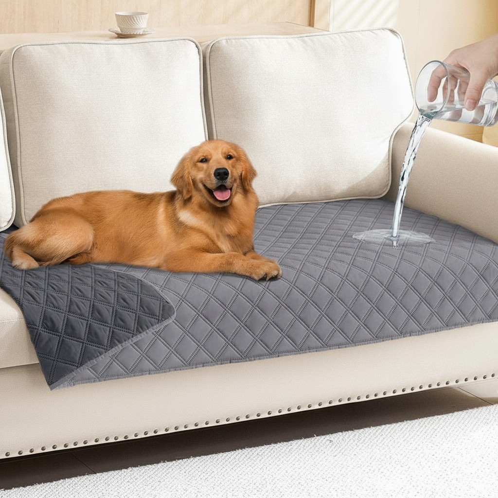 Waterproof Couch Covers for Dogs Washable, Reversible Pet Couch Covers for 3 …