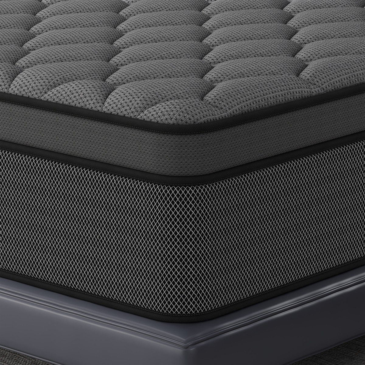 8″ 12″ 14″ Mattress Gel Memory Foam Pocket Spring Twin Full Queen King In A Box