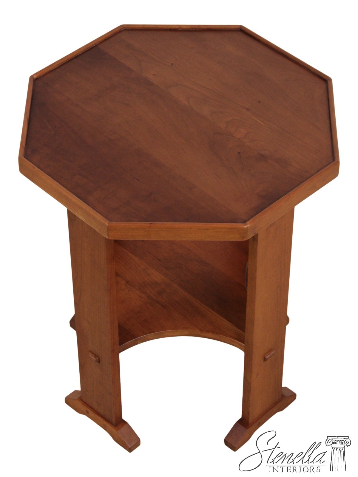 63769: STICKLEY Arts And Crafts Cherry Octagonal Mission Lamp Table