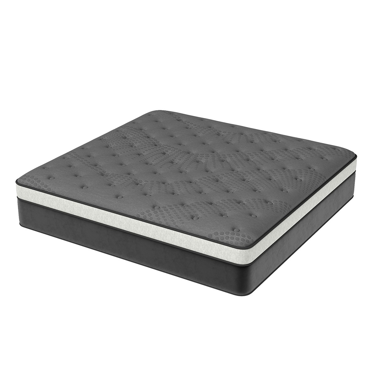 14″ Queen Size Medium Firm Gel Memory Foam Pocket Spring Mattress in a Box