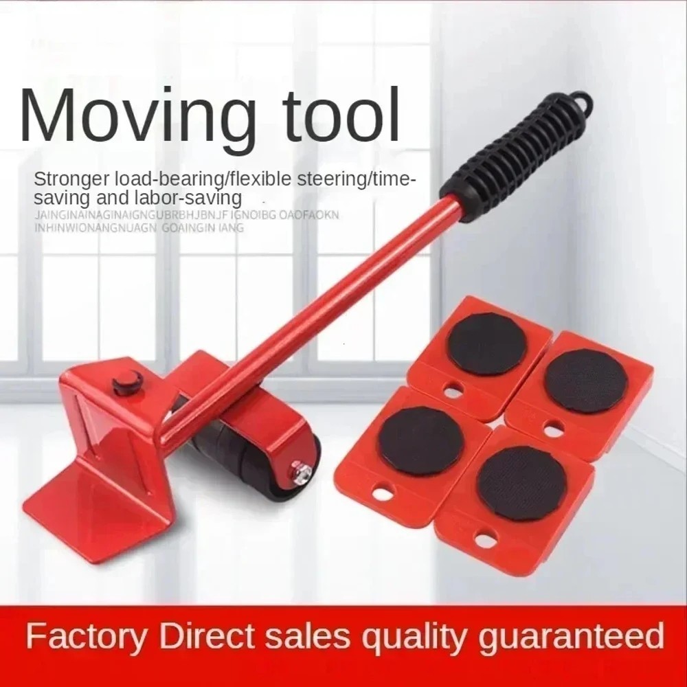 Dawndesslo 5Pcs Furniture Mover Set Heavy Duty Lifter Rollers 360°