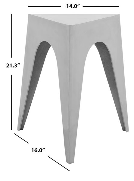 Safavieh INDIUM TRIANGLE SIDE TABLE, Reduced Price 2172786029 FOX5501A