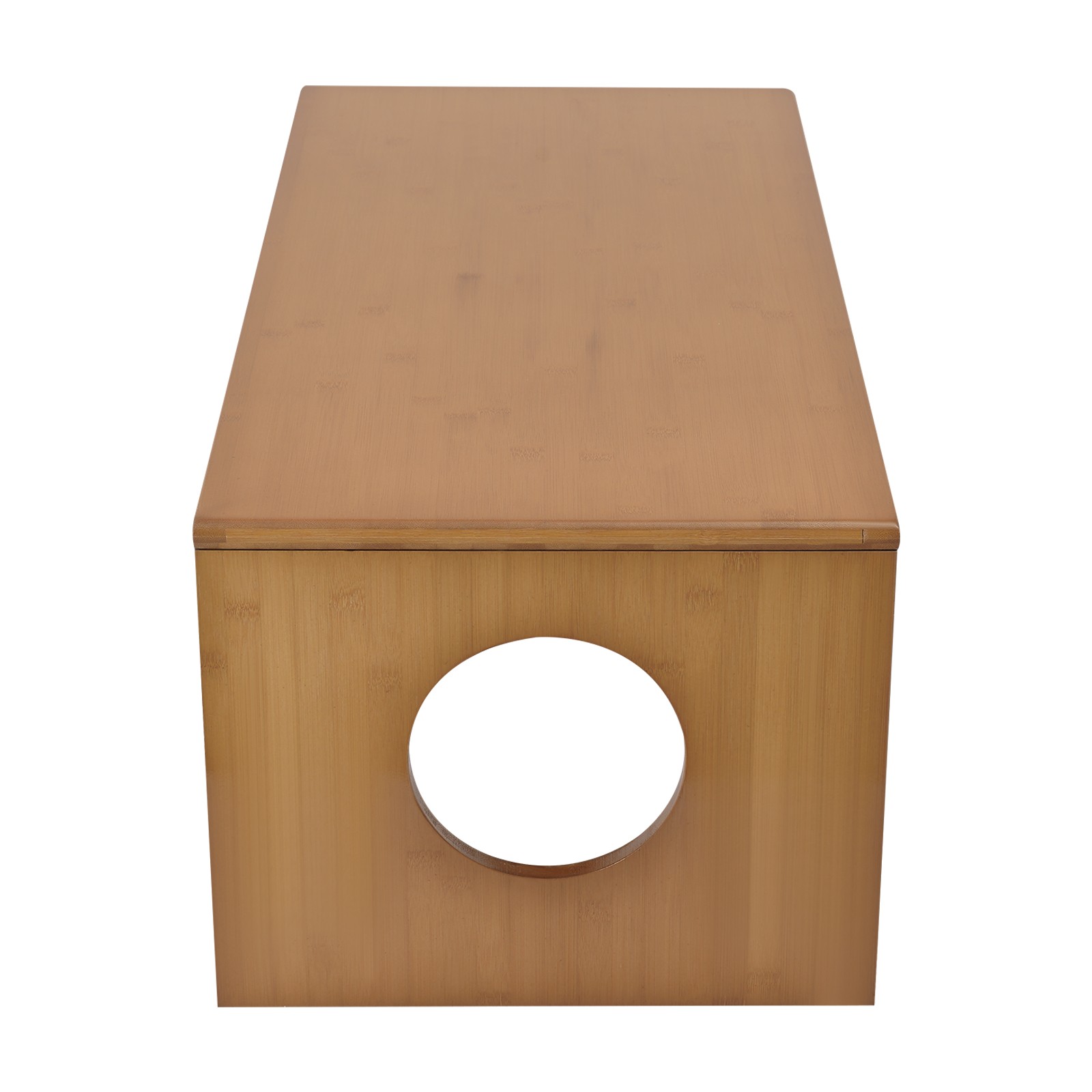 Brown Folding Floor Coffee Table, Foldable Low Portable Coffee Table for Sitting