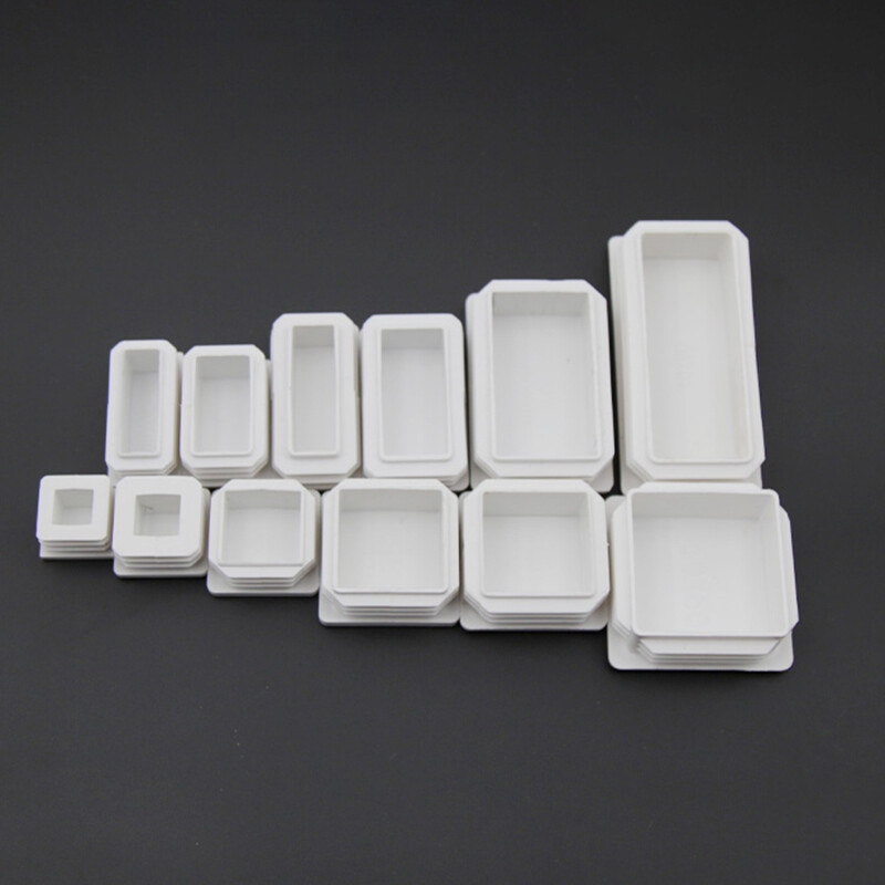 Square & Rectangle Plastic End Caps Blanking Plugs Tube Inserts Furniture Feet