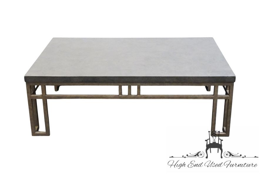 LEXINGTON FURNITURE Cypress Point Tommy Bahama Monterea Travertine 56″ Accent…