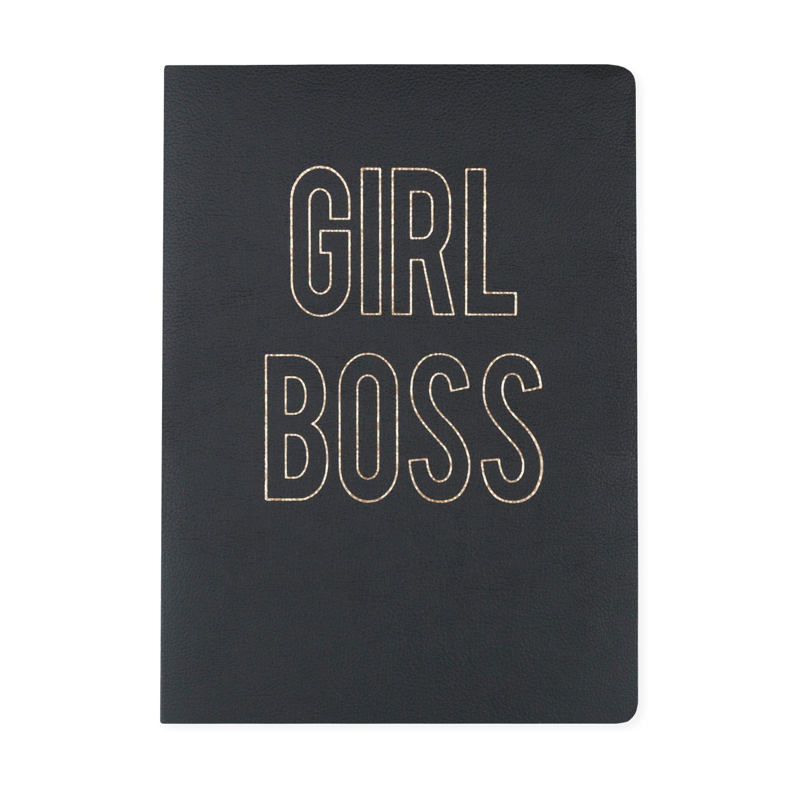 Graphique Large Vegan Leather Journal Girl 7 X 9.5 192 Lined Pages The Quote