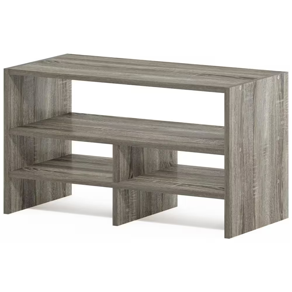 Gray 16.5 In. X 9.3 In. Wood Modern Desk Display Shelf