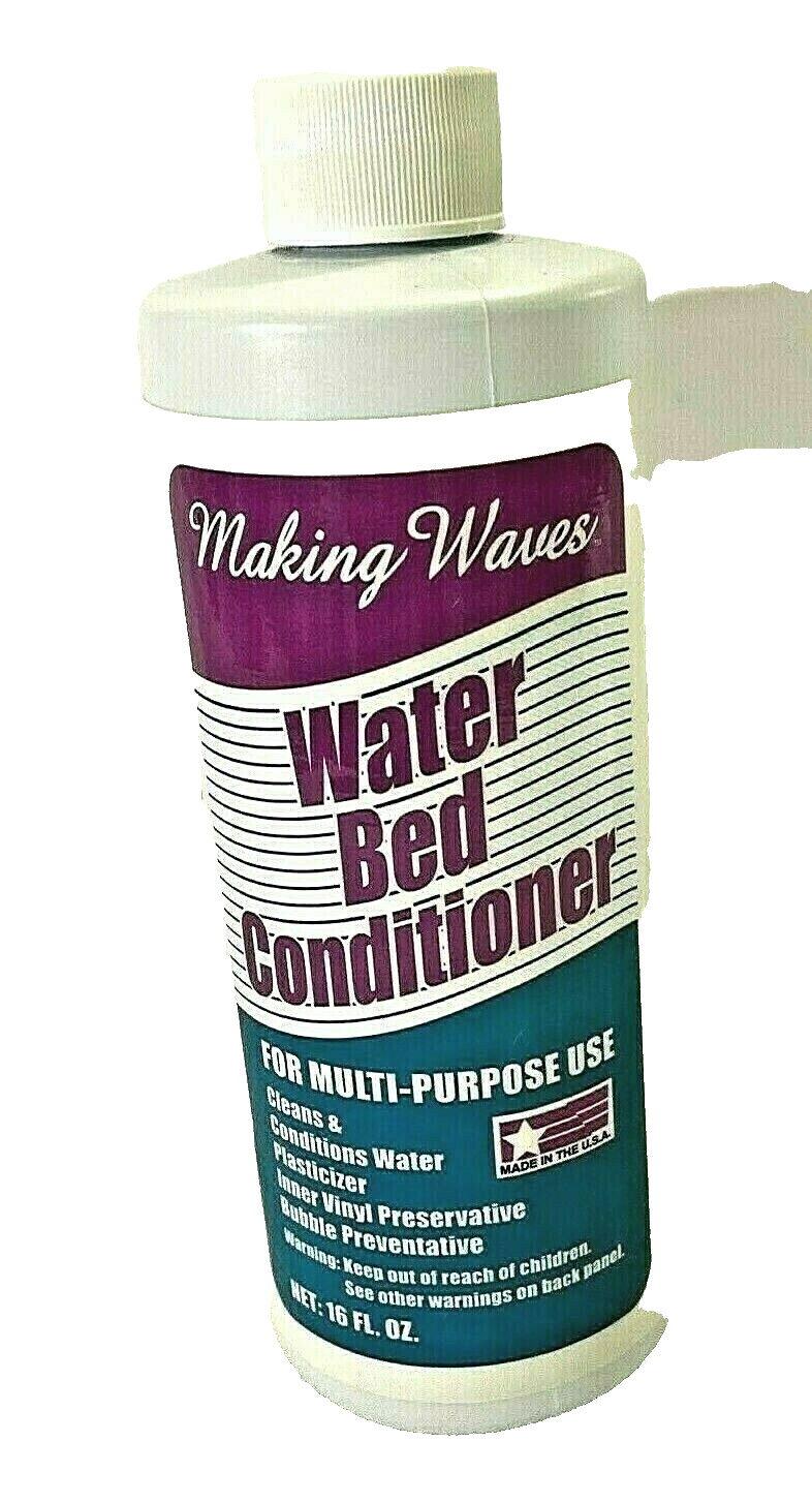 Making Waves Waterbed Conditioner 16 FL Oz Multi-Purpose New (Lot Of 2)