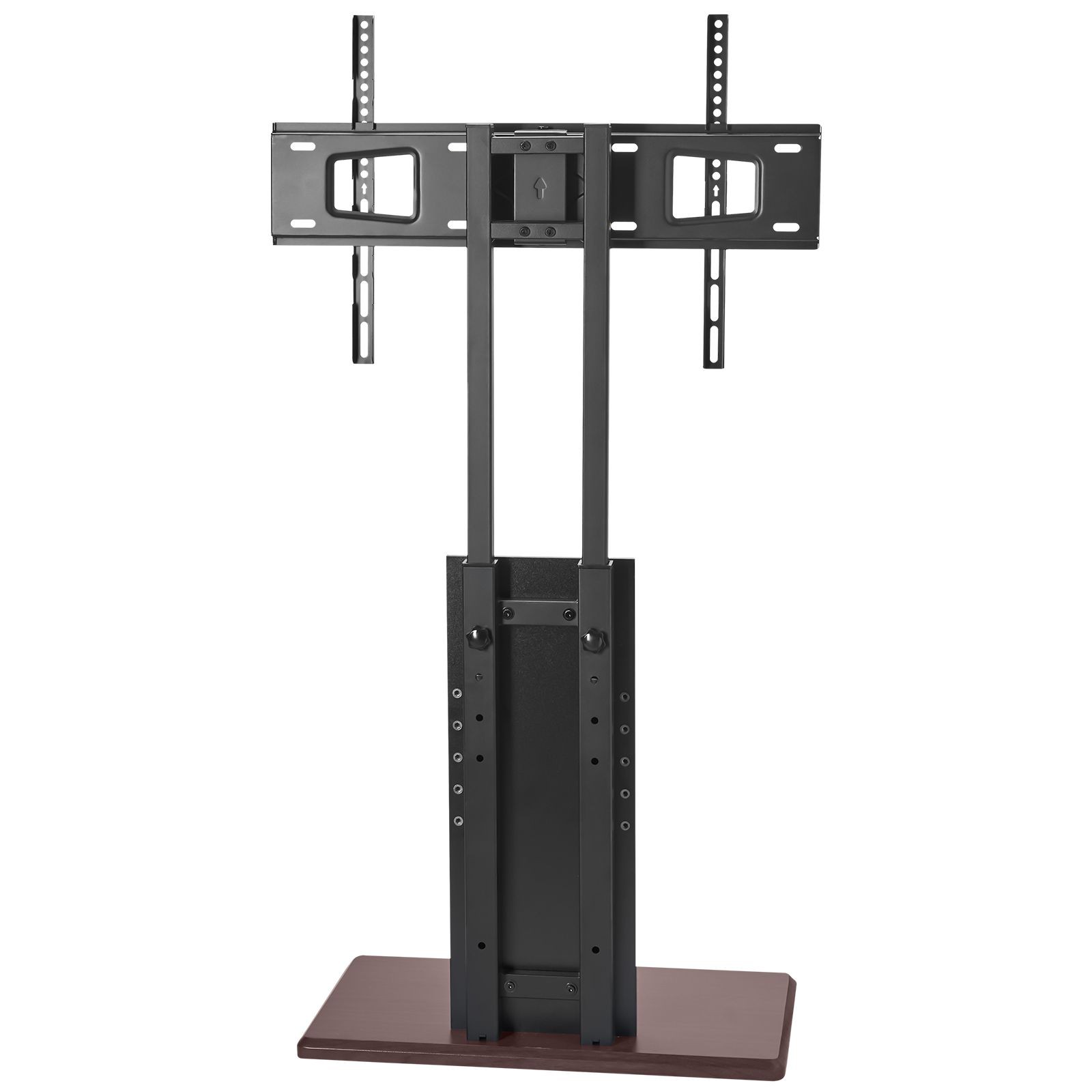 Universal Manual TV Stand 32-70 in, 99 lb Cap, VESA 400×600 with Swivel Wheels