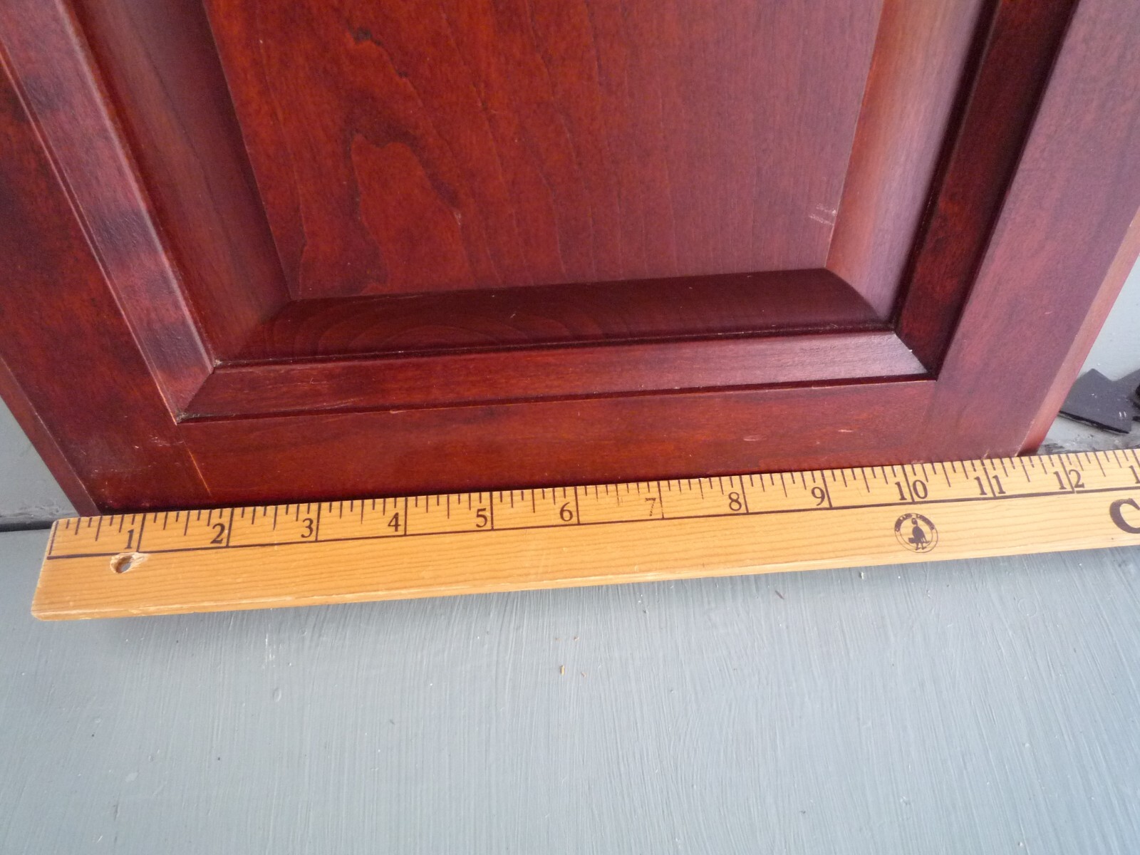 Solid Cherry Hertco Cabinet Sample Cupboard Panel False Drawer Door 26″ x 12″
