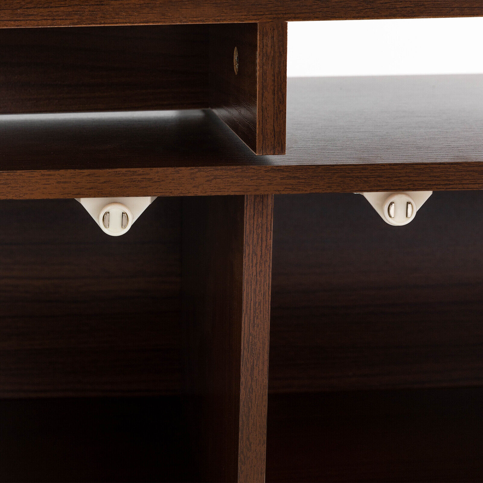 Modern TV Stand Entertainment Side Unit 3 Doors MDF Storage Cabinet Furniture