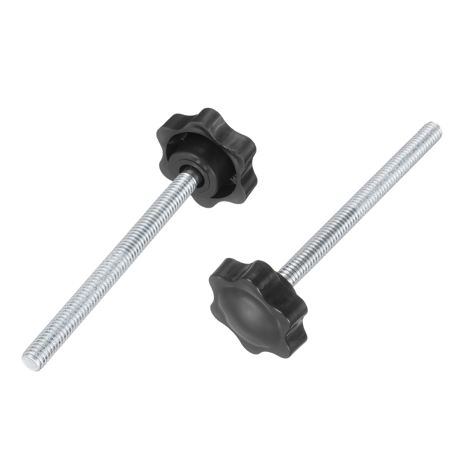 2Pcs 5/16″-18 Star Knobs 3.7″ Stud Plastic Male Thread Clamping Hand Knob