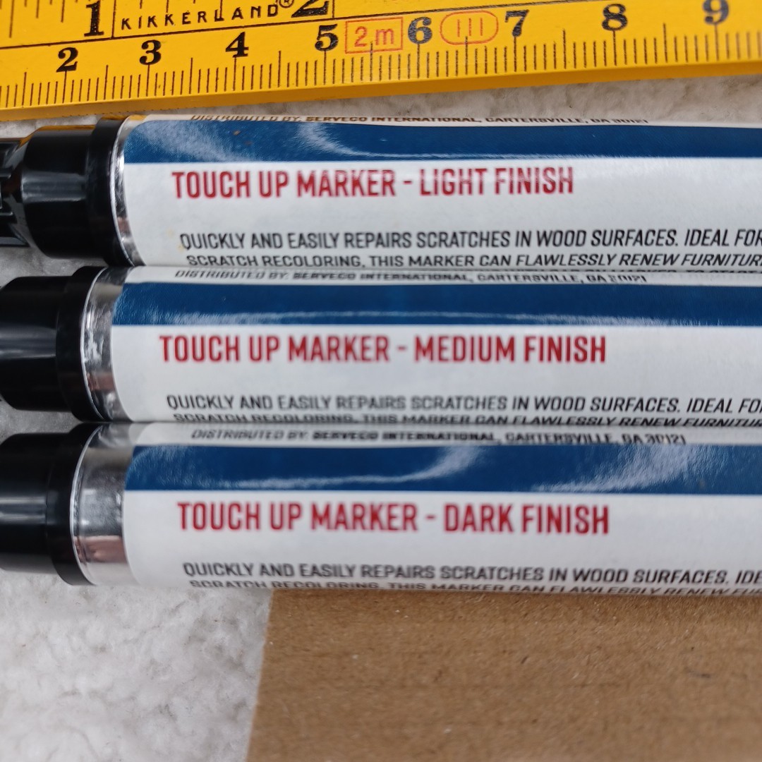 Wood Furniture Touch Up Marker Lot Of 3 Light Medium Dark Finish New USA SHIP