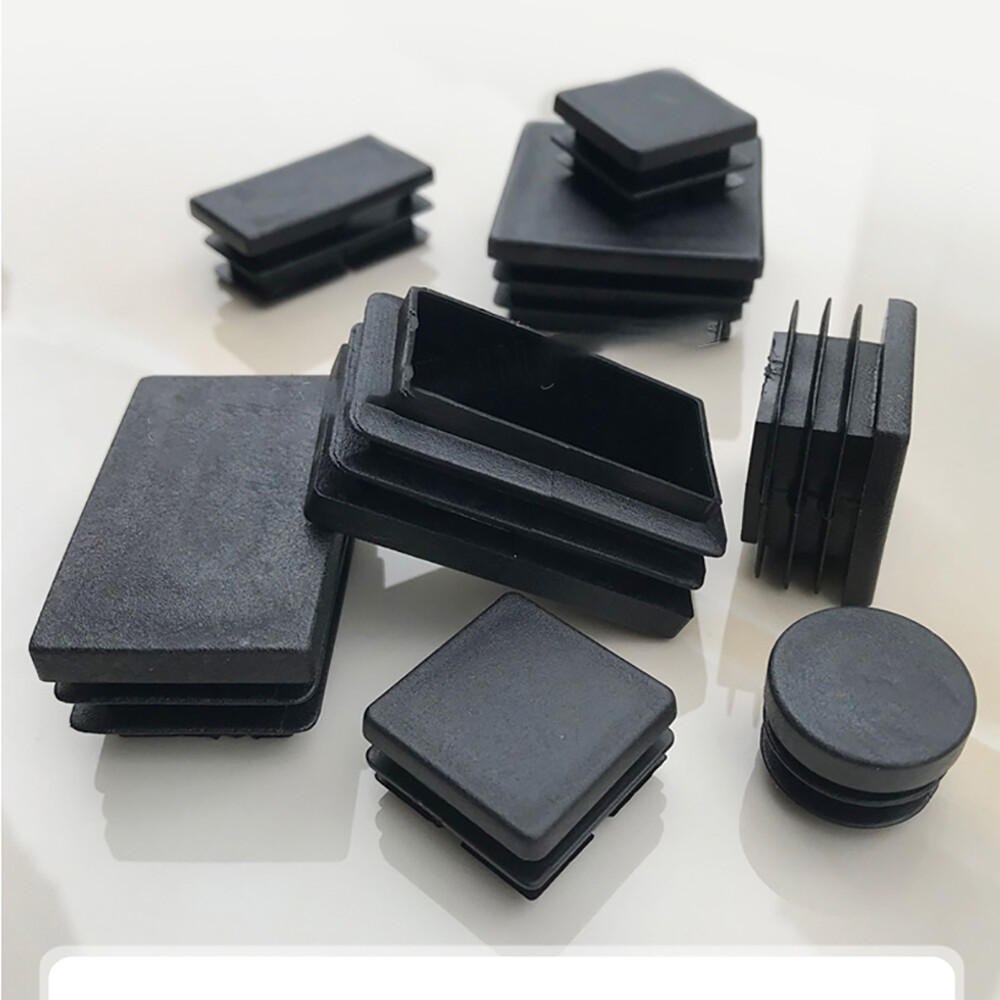Square Plastic End Caps Tube inserts Bungs Blanking Plugs Furniture Chair Feet