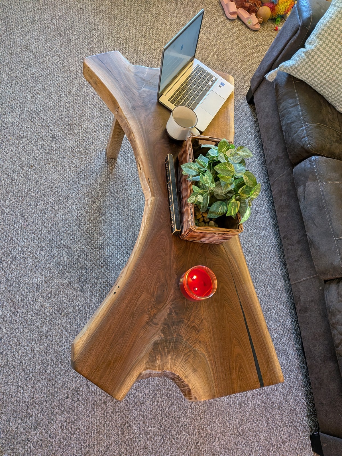 Walnut Live Edge coffee table