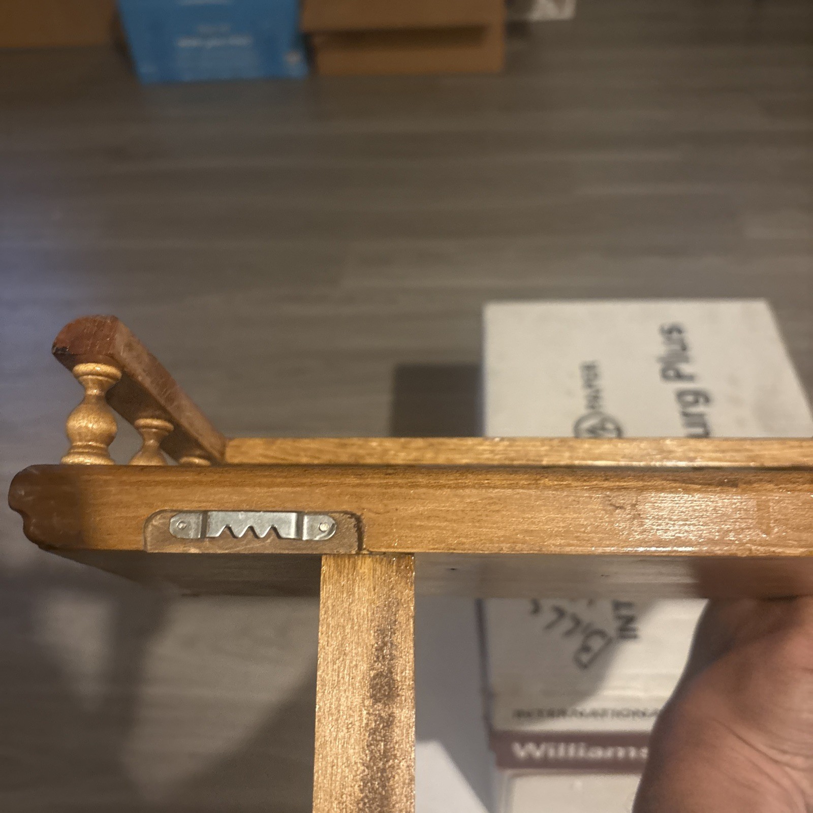 vintage wood Wall Shelf 22 1/2 Inches Long