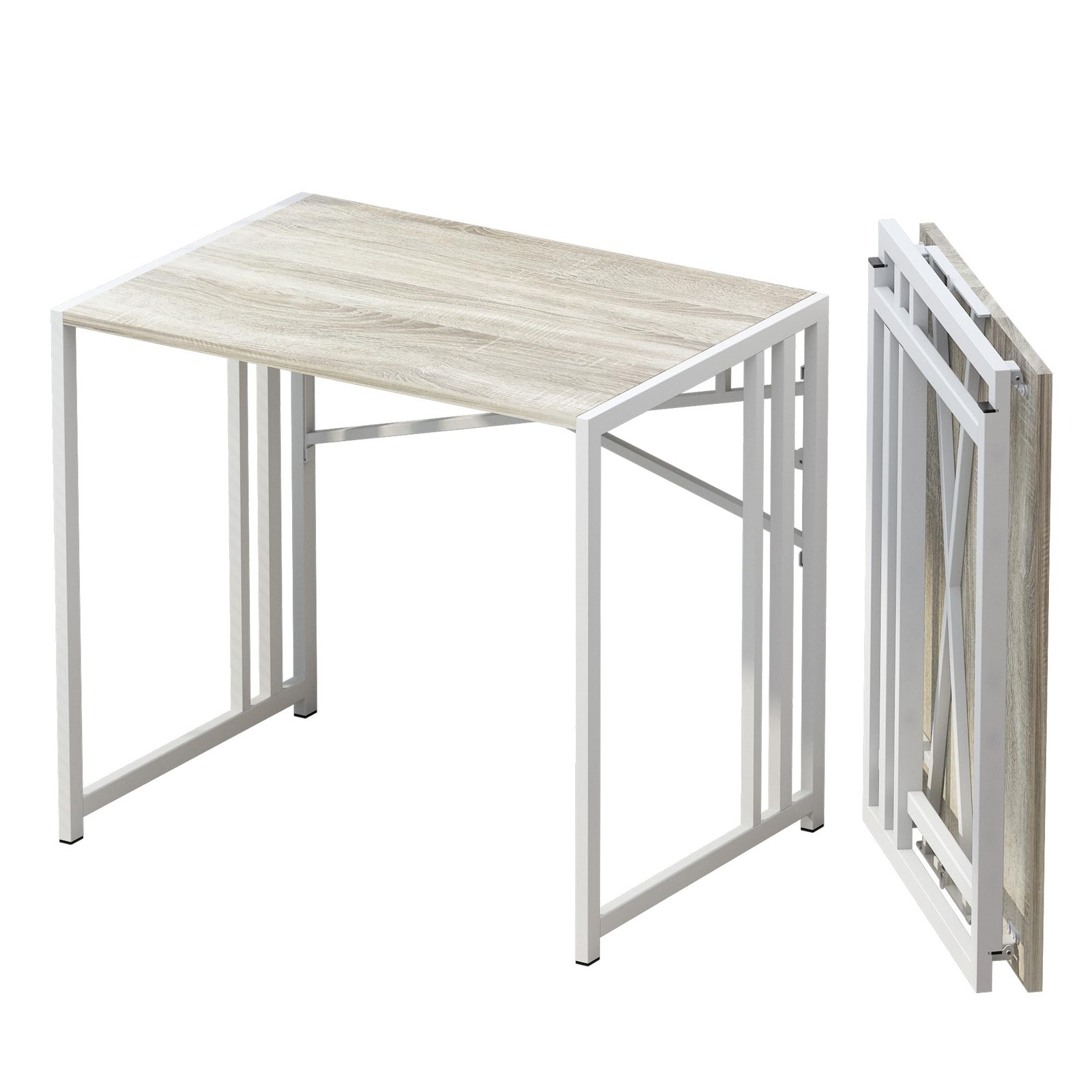 Folding Desk 83cm, Writing Gaming Computer Camping Table, No Together…