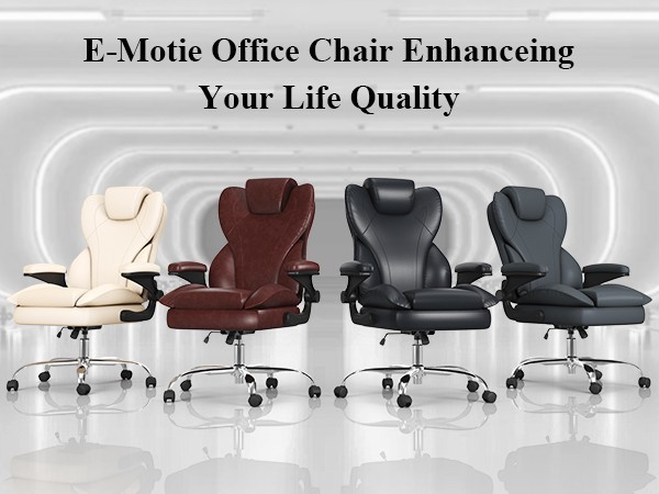 Big and Tall Office Chair Reclining High Back Leather Computer Chair