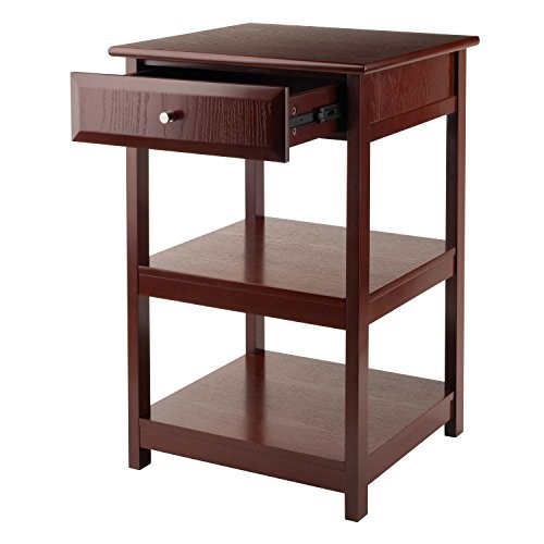 Winsome Wood Delta Printer Table, Walnut