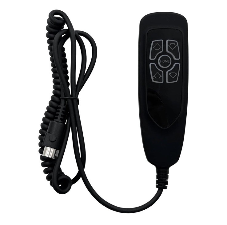 5 Button 5 Male Pin Remote Hand Control with USB A C Ports and Backlight for …