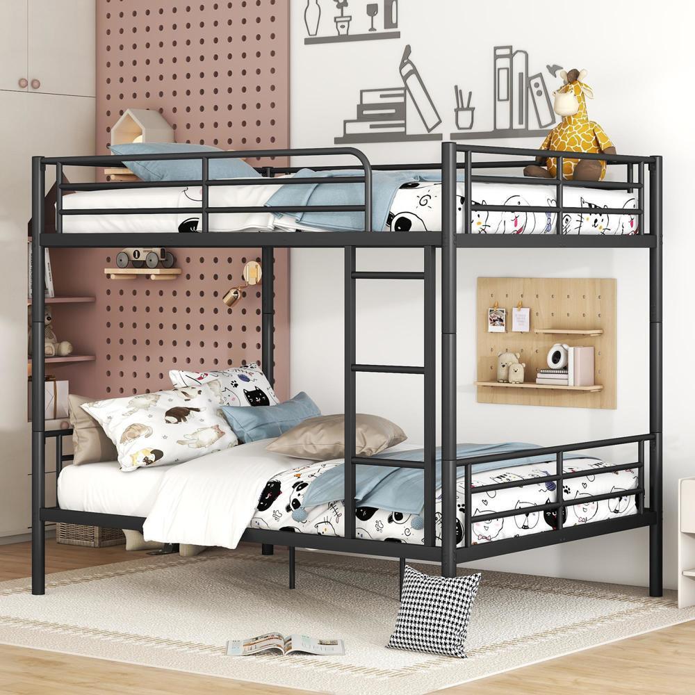 Simple Contemporary Full Over Full Metal Bunk Bed