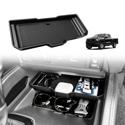 Compatible with Nissan Frontier 2022-2025 2026 Accessories Front Console Tray