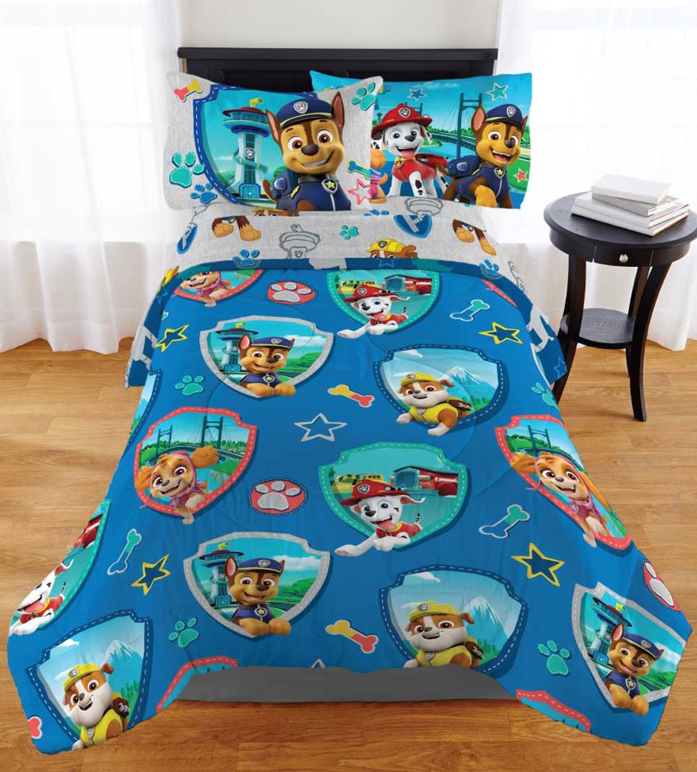 Franco Kids PAW Patrol 6-Pc. Twin Comforter, Sheets & Dec Pillow Set