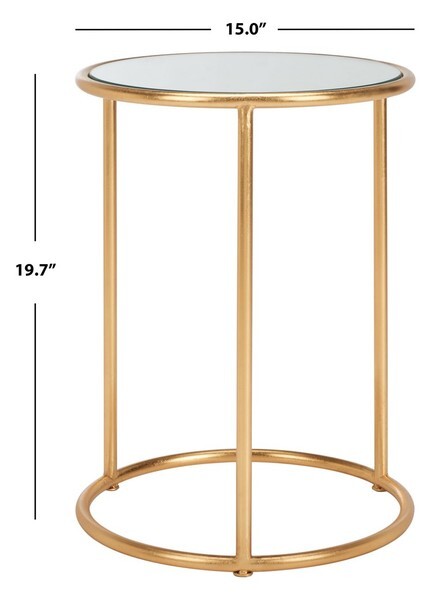 Safavieh Top Gold Leaf Accent Table, Reduced Price 2172705759 FOX2523A