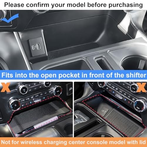 Center Console Organizer for 2021-2025 2026 Ford F150 & 2022-2025 Console Tray