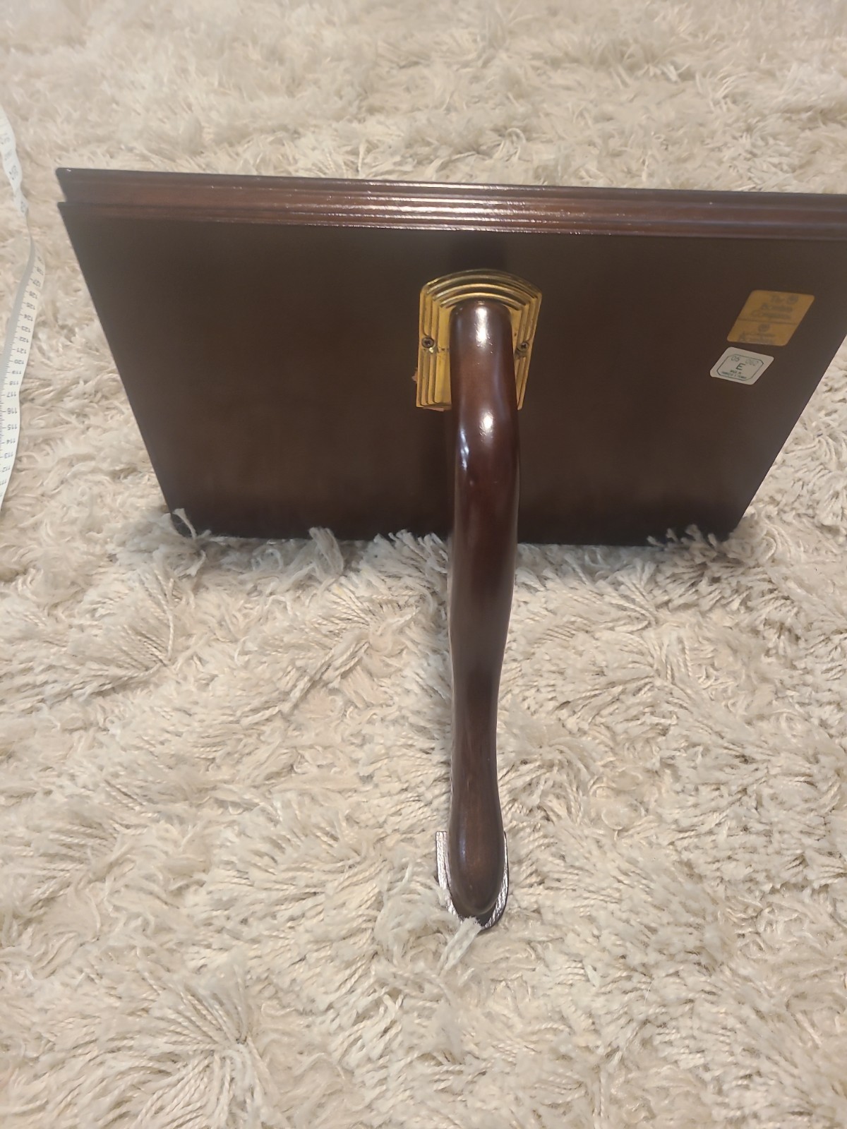 Vintage Bombay Company Williamsburg Mahogany Chippendale Bracket Shelf