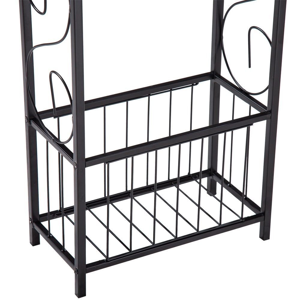 Multifunctional Bathroom Table / Interior Side Table Tissue Magazine Rack