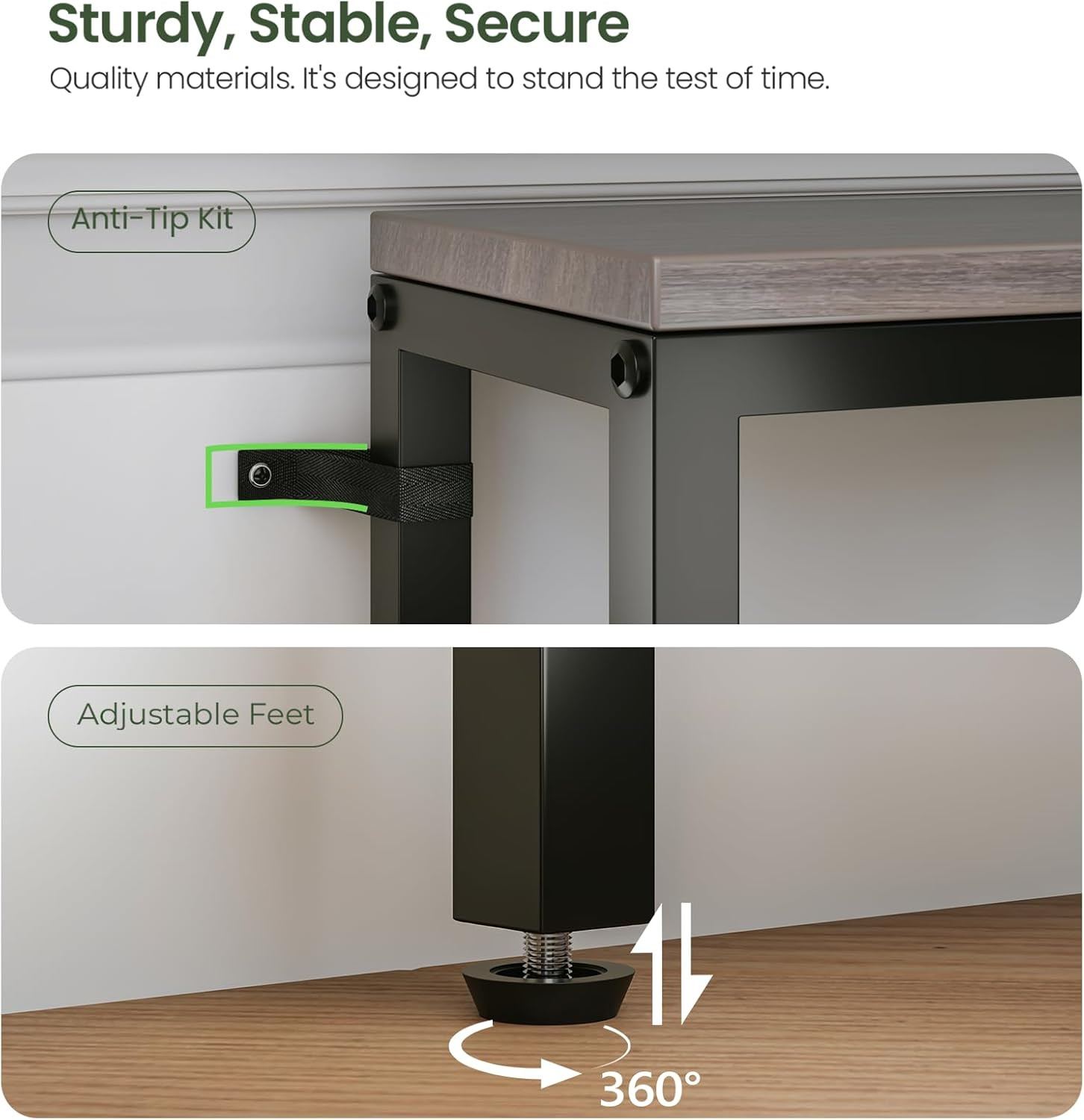 78.7″ behind Couch Table with Fast Charging Station, 7.1″ Narrow Skinny Sofa Tab