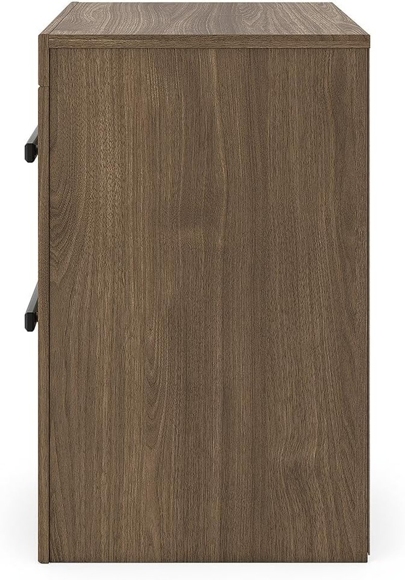 Rustic 2-Drawer Nightstand in Warm Brown by Signature Design by Ashley