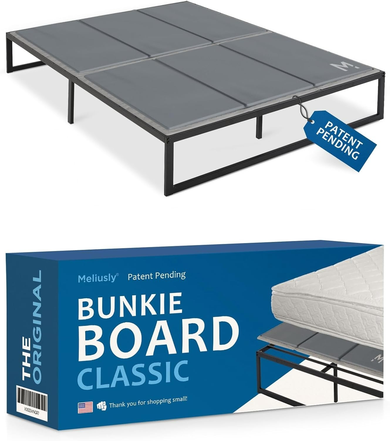 California King Size (72×84′) Premium 10mm Bunkie Board Patent Pending Low