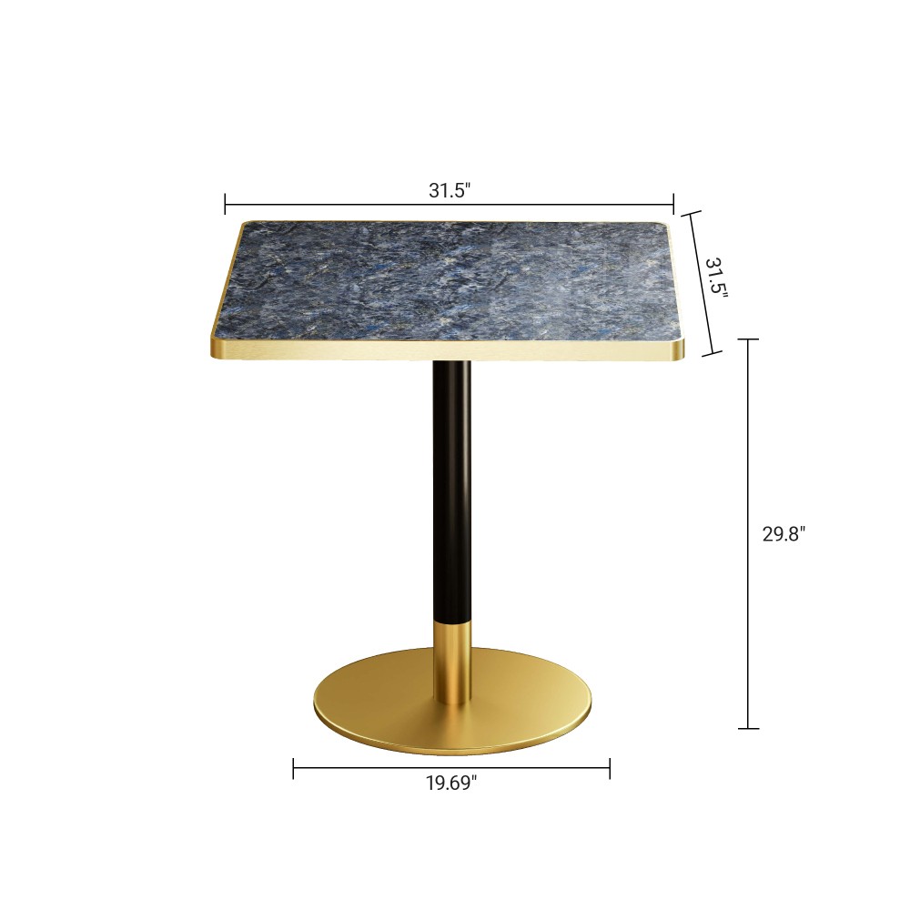 Squard Modern Dinning Table 31.5 inches Bistro Table Tulip Table
