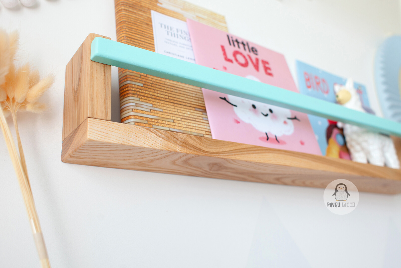 Kids Floating Book Shelf for Kids Room, Nursery Bookshelf, Kid Book Ledge Child