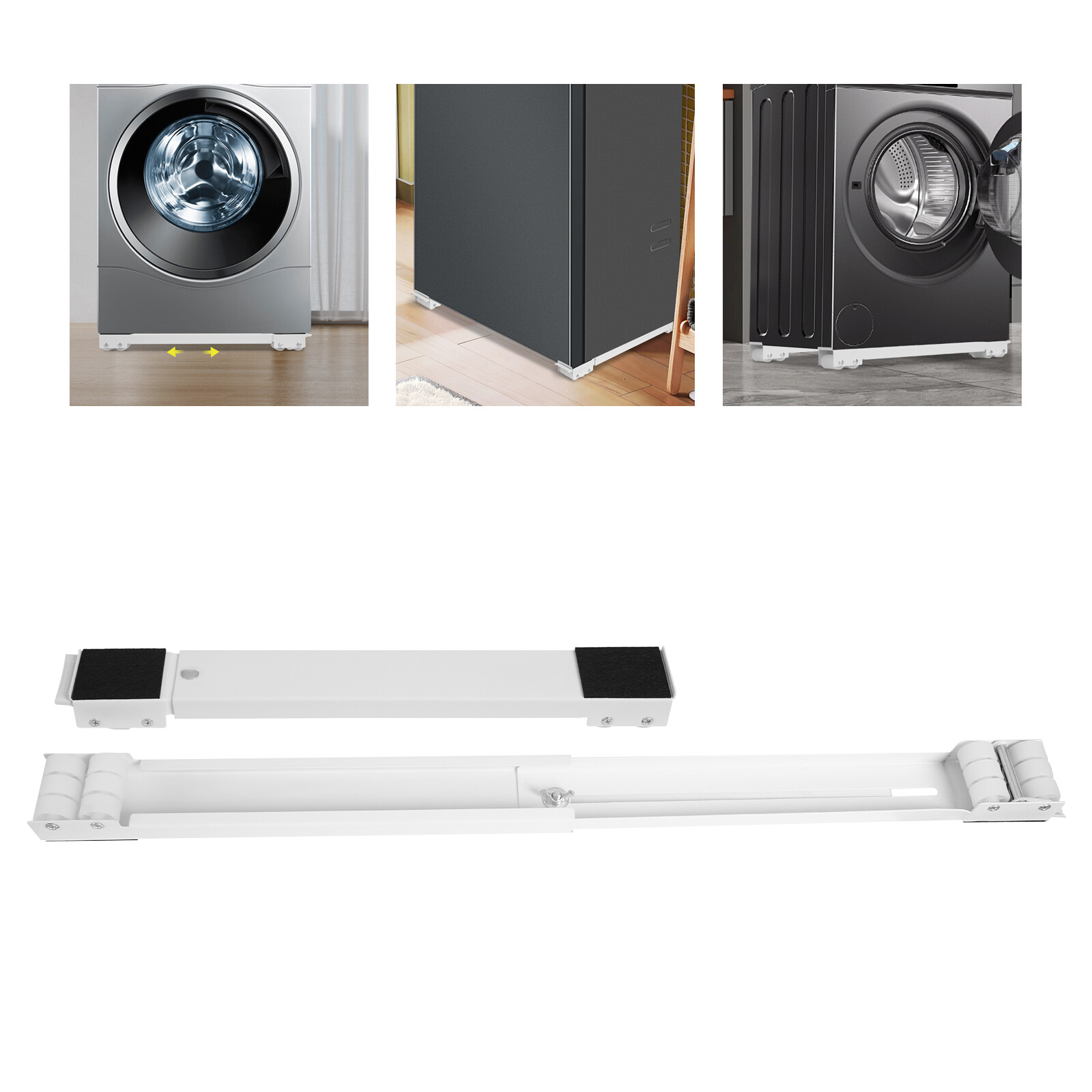 Washing Machine Stand Movable Adjustable Refrigerator Raised Base Mobile Roller