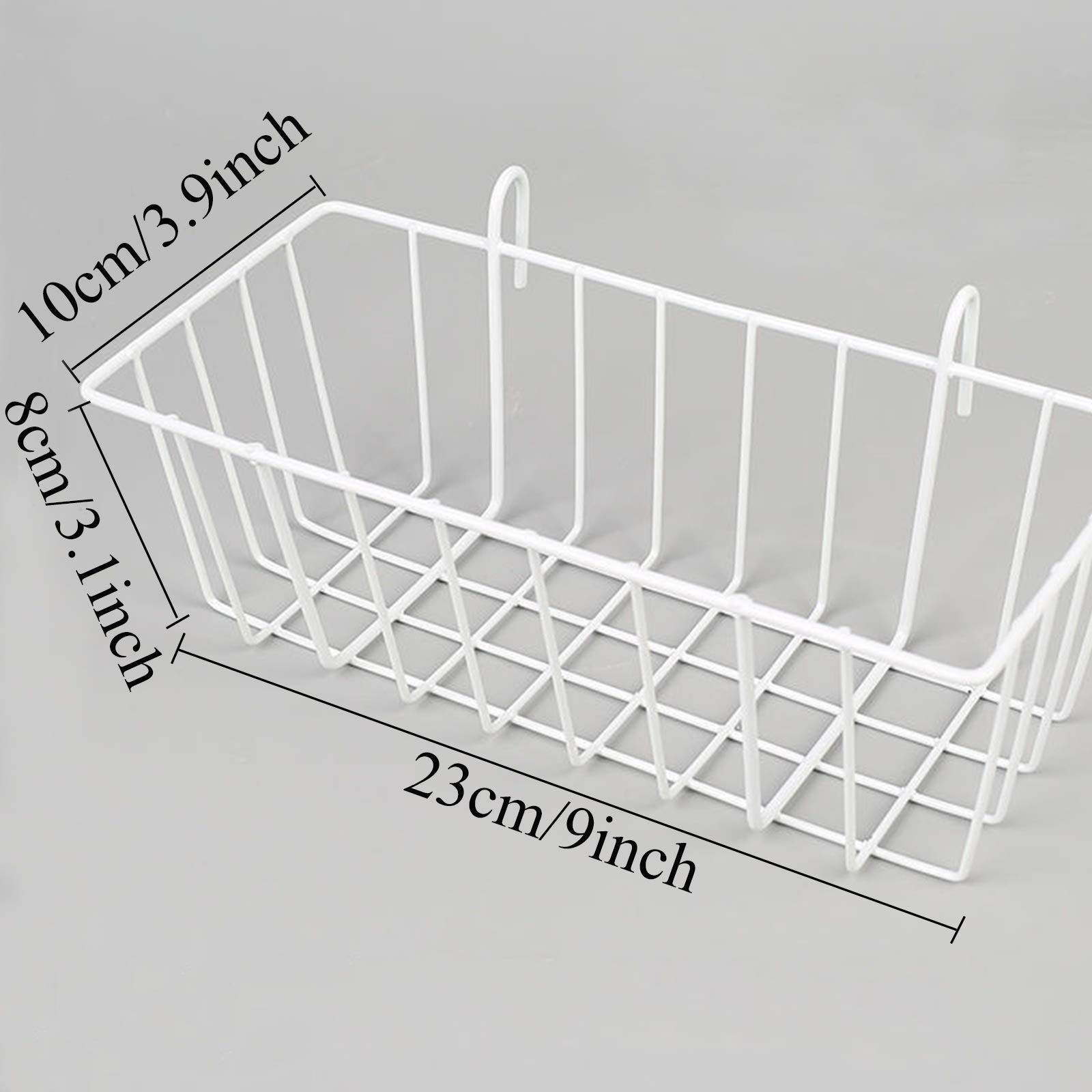 Wall Grid Panel Accessories Wire Grid Baskets Shelf Organizer for Wire Board,…