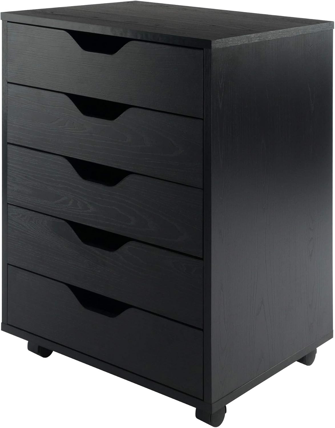 Halifax Black 5-Drawer Storage Cabinet – Stylish & Functional Organization