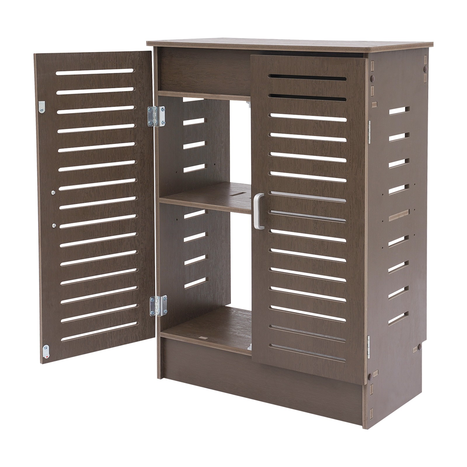 WiFi Router Storage Cabinet, Floor Standing Router Storage Box 50*25*70cm