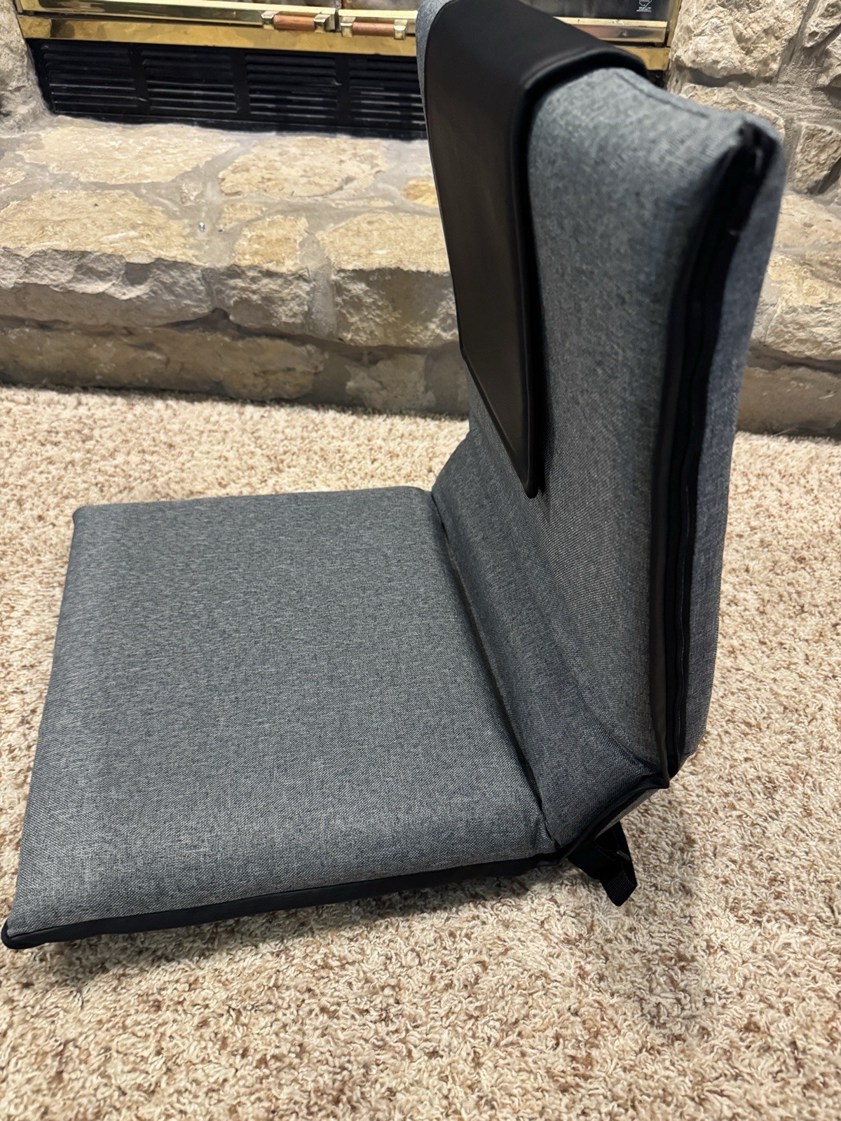 FASTMOMENT Floor Chair with Back Support 14-Position Adjustable Portable