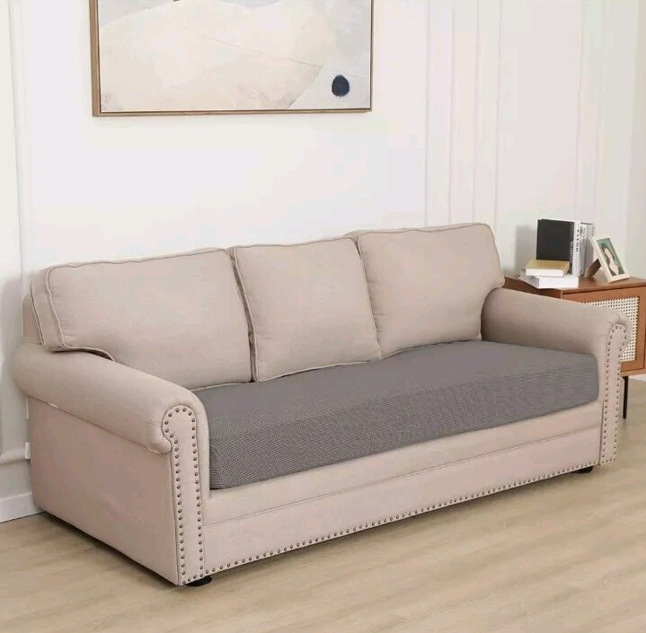 ​Easy-Going Stretch Oversized Sofa Cushion Slipcover Cover Taupe DHS9081 NEW
