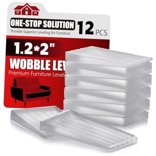 Flexible Plastic Shimspcs Kit Size Variety | Clear Leveling 2.0*1.2*0.25inch 12