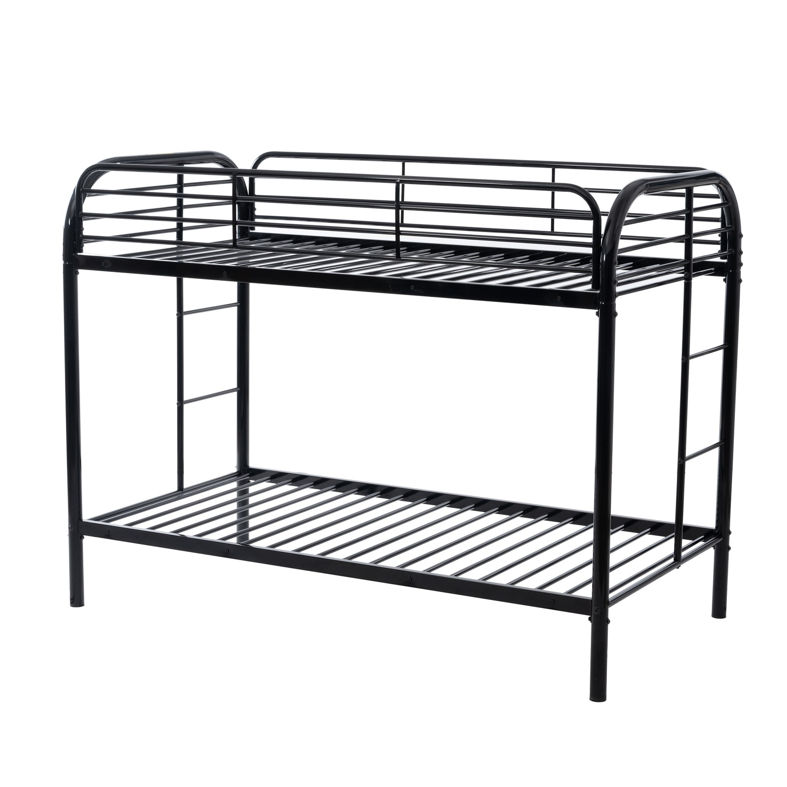 NEW Twin Over Twin House Bed Bunk Bed with Safety Protection for Dorms Apartment