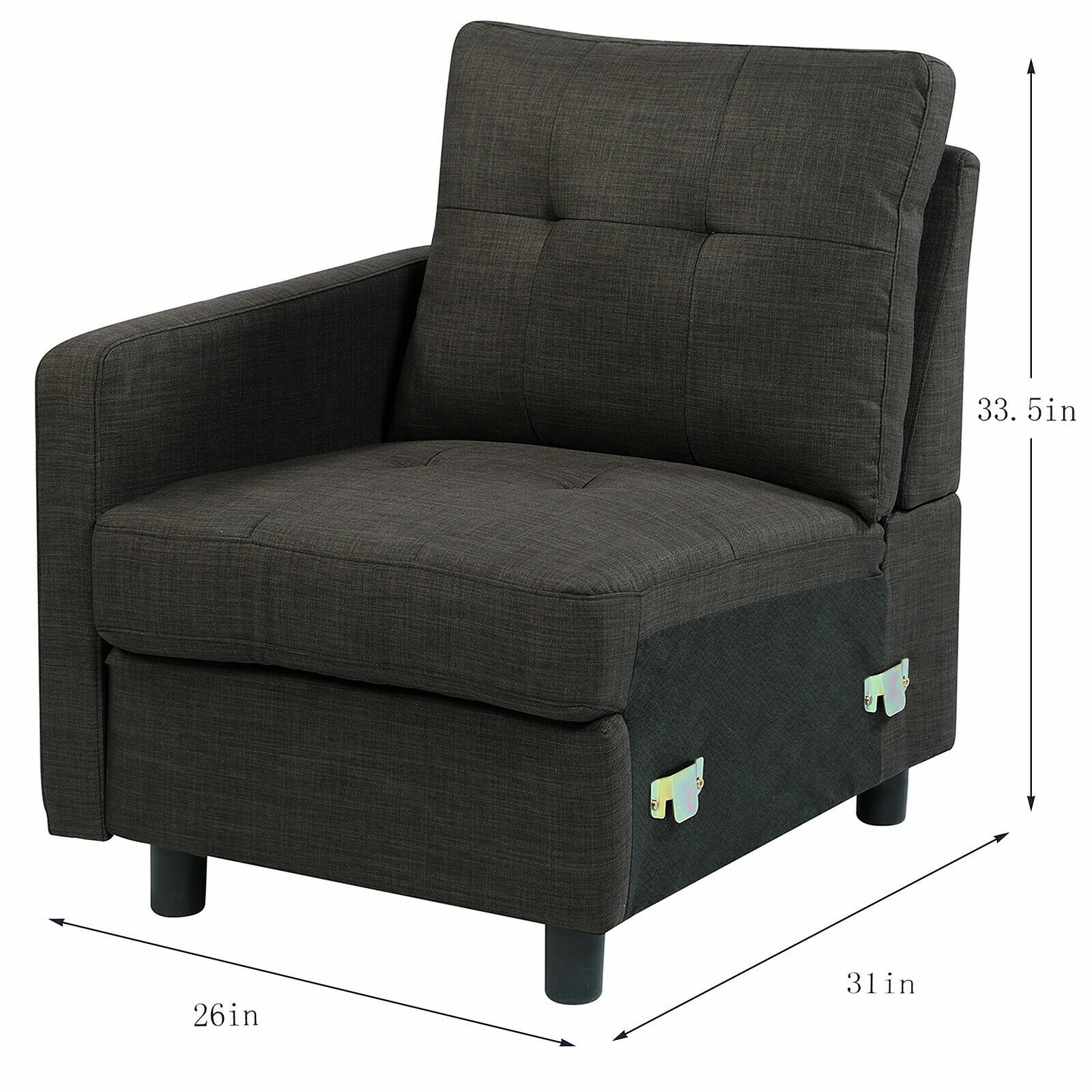 Modular Sectional Sofa DLY Couch Modern Fabric Upholstered Sofa Living Room