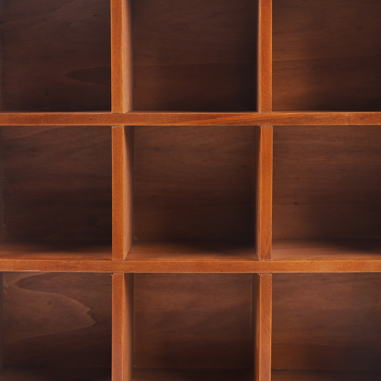 9-Cube Retro Shelf Wooden Vintage Pine Storage Organizer Display Storage Shelf