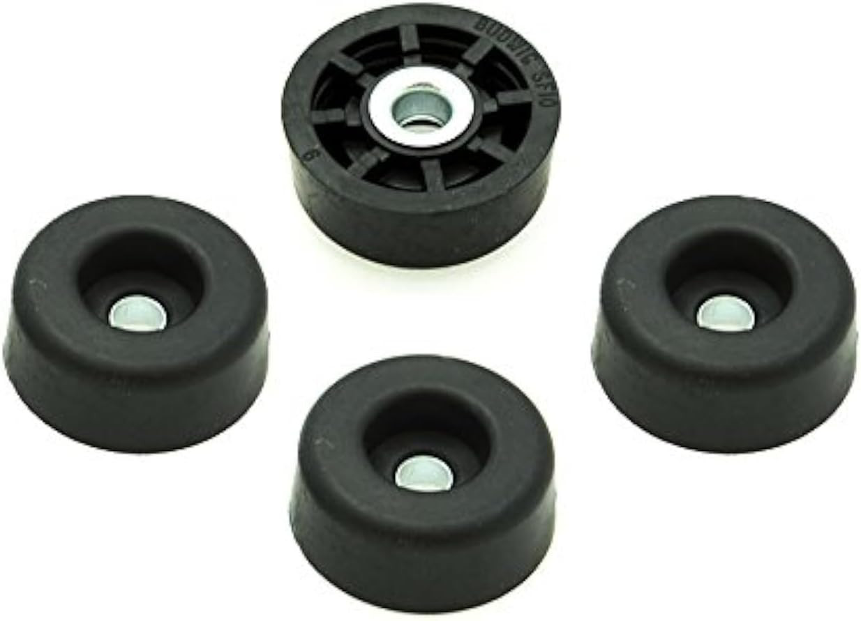 4 Super Soft round Rubber Feet Bumpers .437 Inch H X 1.062 Inch D – Perfect