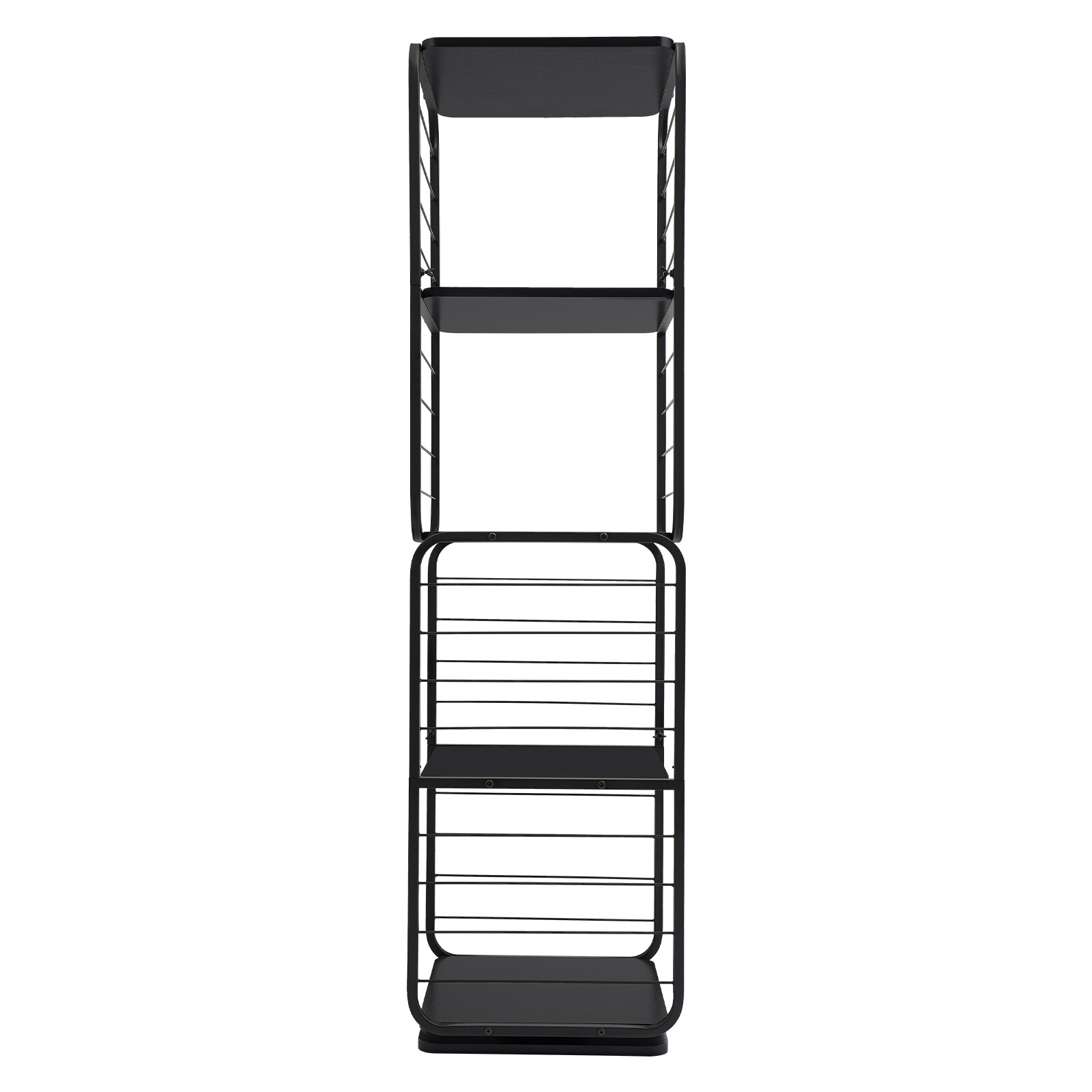 4-Tier Bookshelf 360° Rotating Bookshelf Bookshelf for Bedroom Living Room