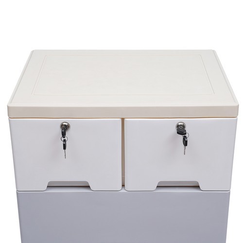 Lockable Dresser Organizer Multi Color Storage Cabinet With 6 Chest Drawers